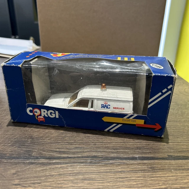 CORGI 532 FORD Escort Mk3 Van. RAC - White £1.20 - PicClick UK