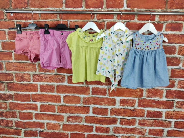 Bundle Bambine Età 18-24 Mesi Gap Next M&S Ecc. Pantaloncini Abito Top 92Cm