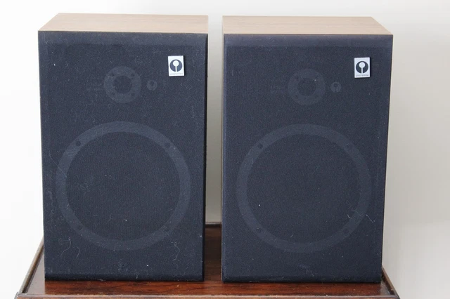 Enceintes Bibliothèque Wharfedale Laser 60 - 2 Voies - Hifi Vintage - Bon état De Fonctionnement