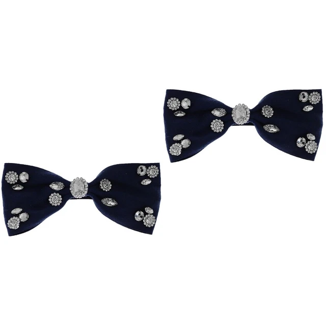 2x Haar Bögen für Mädchen Band Bögen Haar Clips Französisch Bowknot Kopfschmuck