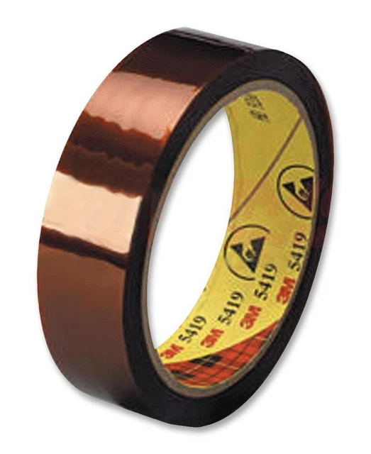 Bas Statique Polyimide Pi Film Bande 5419, 25mm X 33m, Doré - 5419