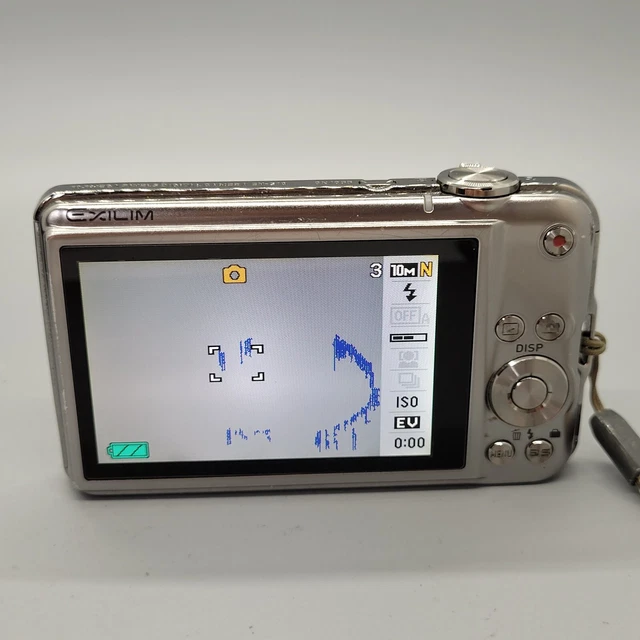 Casio Exilim EX-S10 10,1 megapixel morti testati argento 10