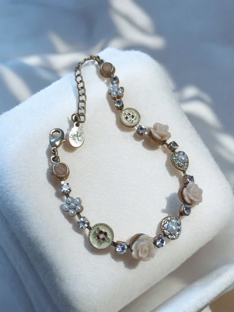 Bracelet fantaisie vintage ancien rétro pour collectionneur bijou original - Montres & Bijoux