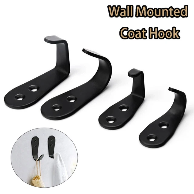 Hooks Wall Hanger Mounted Coat Hat Clothes Robe Holder Rack Closet Hook