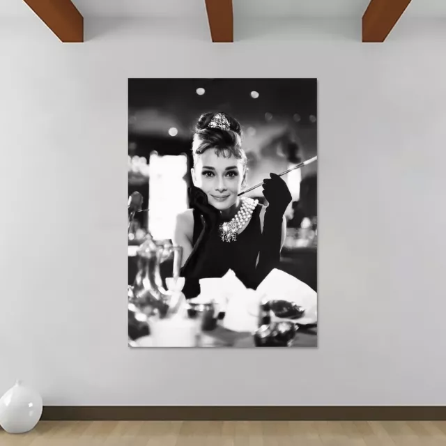 Audrey Hepburn - Breakfast at Tiffany's - Canvas Rolled Wall Art Print