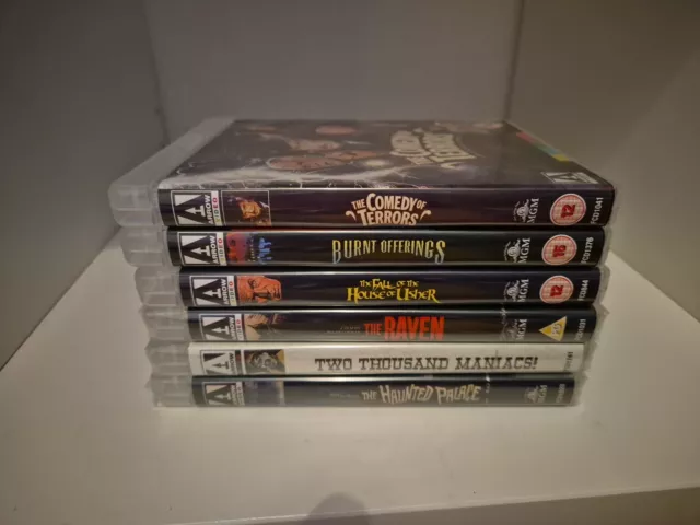 Arrow Video Horror Collection Bundle Blu Ray x 6 - 3 x New and Sealed