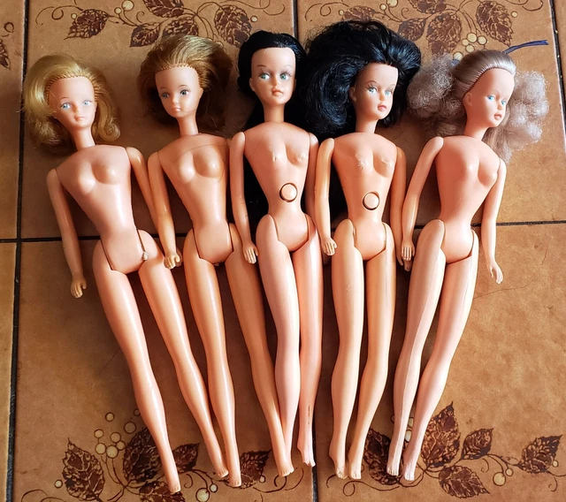 Lot de 5 poupées mannequins Bella Tressy et Bellita (avec défauts voir descrip)