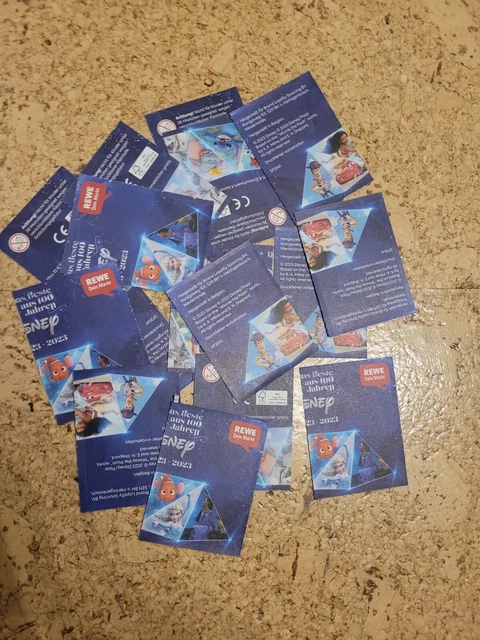 REWE DISNEY STICKER 01 - 180 Sammelsticker (Glitzer) Einzelsticker ...