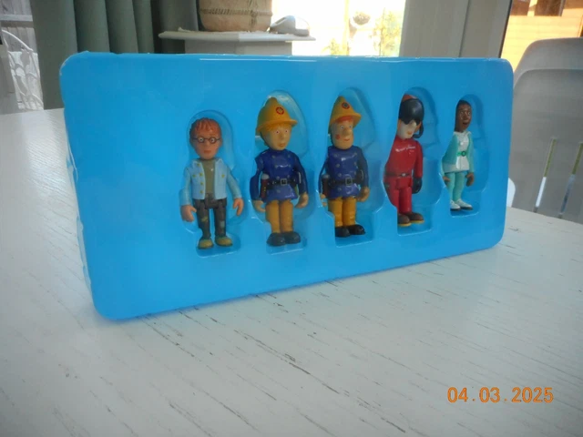 Tom Sam FIVE LARGER FIGURES of Penny Morris. Fireman Sam. Tom & Flood & Norman ...