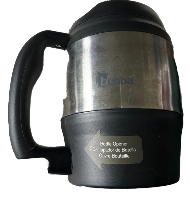 Bubba Insulated Stainless Steel Thermos 52 Oz Black With Built In Bottle Opener