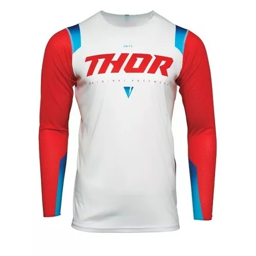 Thor Prime Pro UNITE Motocross MX Offroad Race Jersey Red Adults