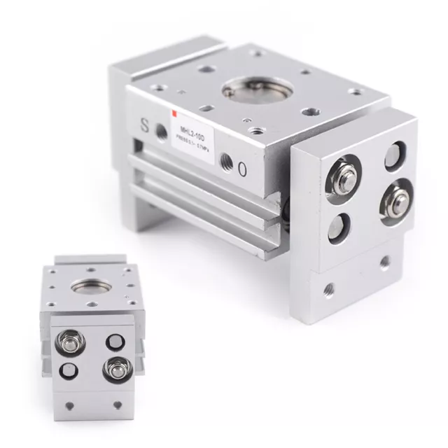 Double Acting Bore Parallel Air Gripper Clamping Pneumatic Cylinder air MHL2-10D