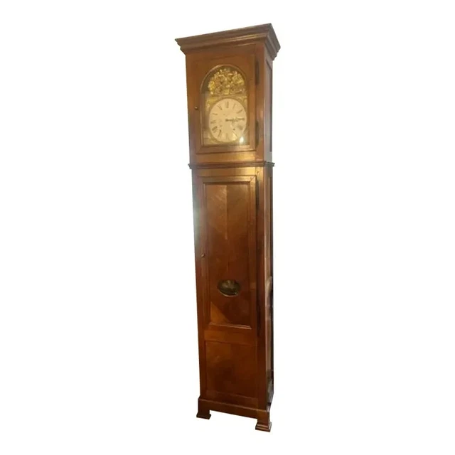 Antique Grandfather Clock, Longcase, French Morbier, Antique Grandfather Clock, Longcase, French Morbier,