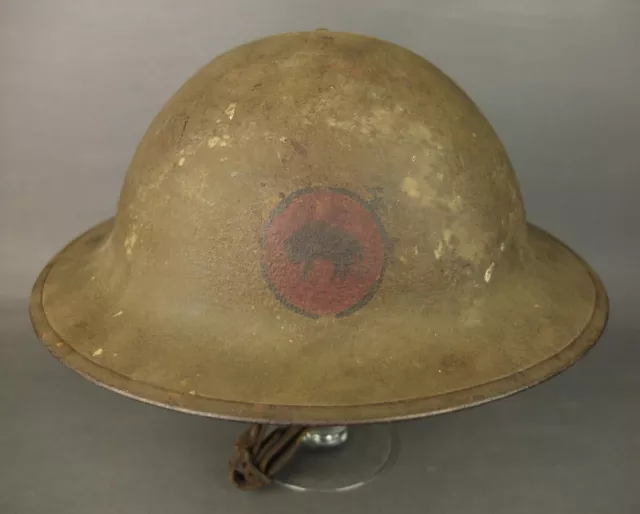 WWI US Named Helmet of 92nd Infantry Division Artillery