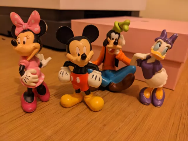 4x Official Disney Store Mickey Mouse Clubhouse Figures inc Minnie Goofy Donald