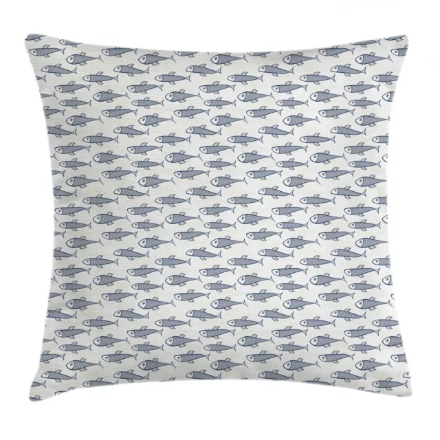 Aquarium Housse de Coussin Poisson vie marine doodle