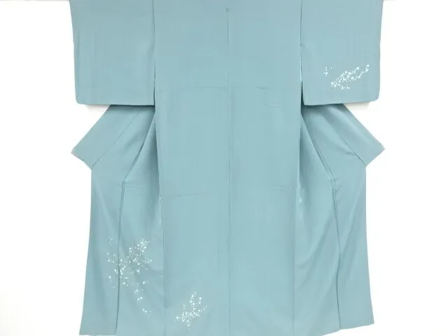 82280# Japanese Kimono / Antique Kimono / Embroidery / Branch Flower