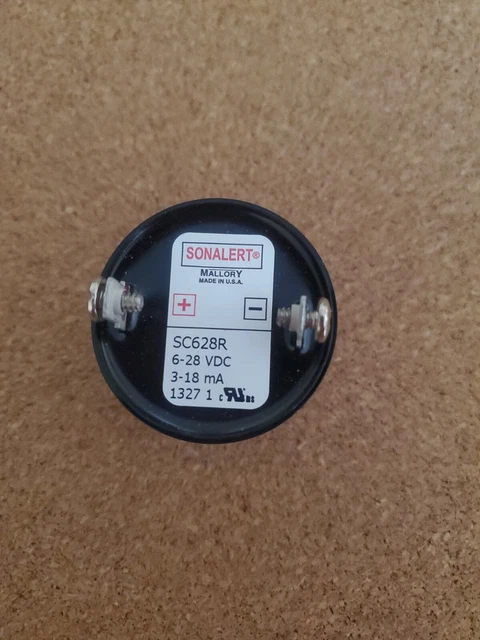 MALLORY SONALERT 6-28VDC 3-18mA ALARM ELECTRONIC SIGNAL SC628R (lot of 4)