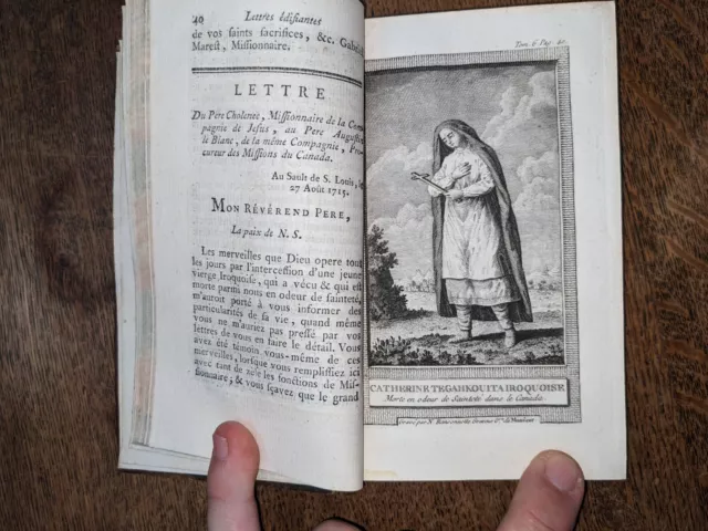 livre ancien-Lettres édifiantes écrites des missions étrangères-T 6-1781-amériqu