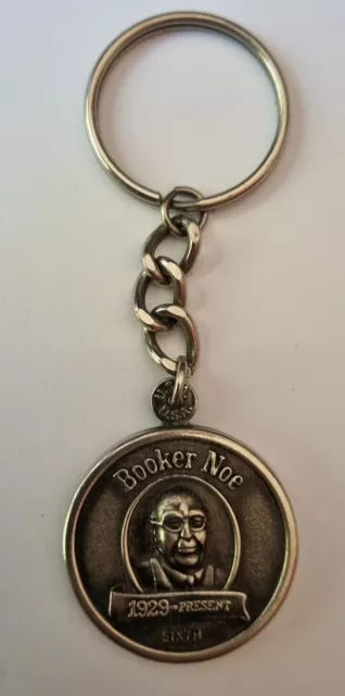 Jim Beam Bourbon Keyring Sixth Generation Booker Noe Collectable Key Chain Ring