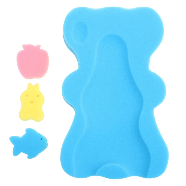 Baby Bath Mat Sponge Infant Cushion Support Comfy Seat Bathing