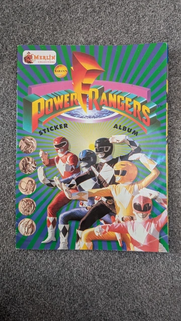 COMPLETE MERLIN Power Rangers Sticker Album - Vintage 1994 £30.00 ...