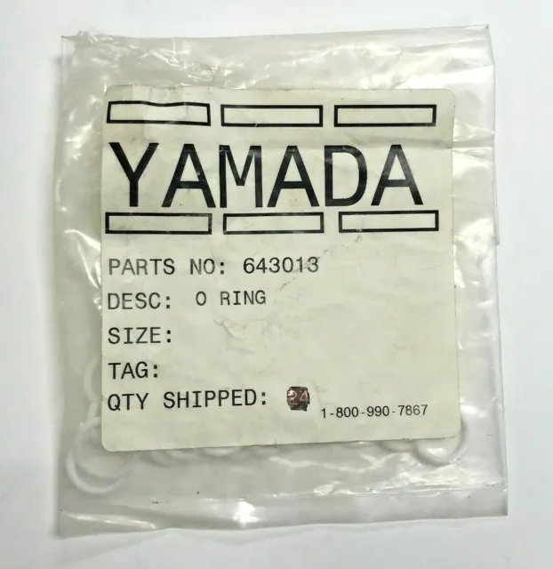 Yamada 643013 O-Ring Pack of 21