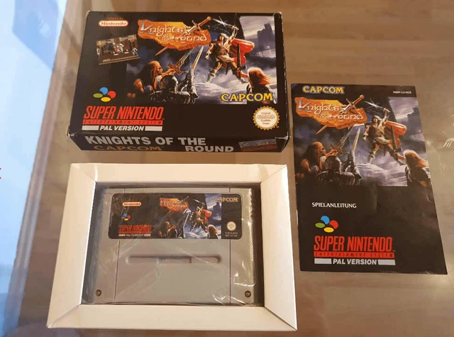KNIGHTS OF THE Round SNES Super Nintendo PAL OVP CiB EUR 899,99