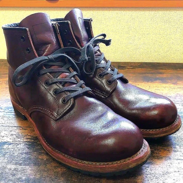 RED WING BOOTS 9011 Beckman US:8.5D Leather Black cherry 041689d £563. ...