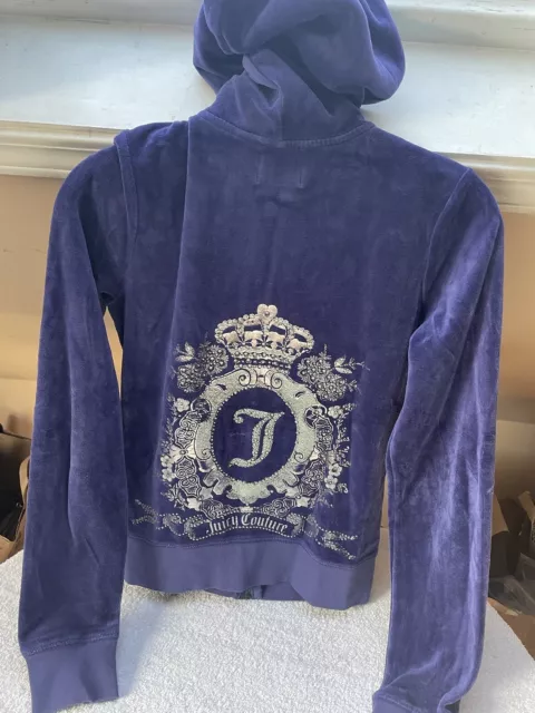 Vintage Juicy Couture Velour Purple S  Hoodie Women’s