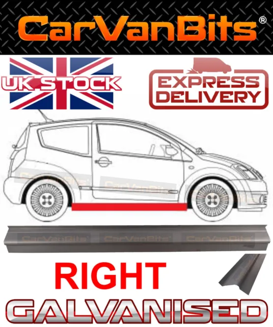 For Citroen C2 03-09 Sill Repair Body Rust Outer Panel Galvanised Right