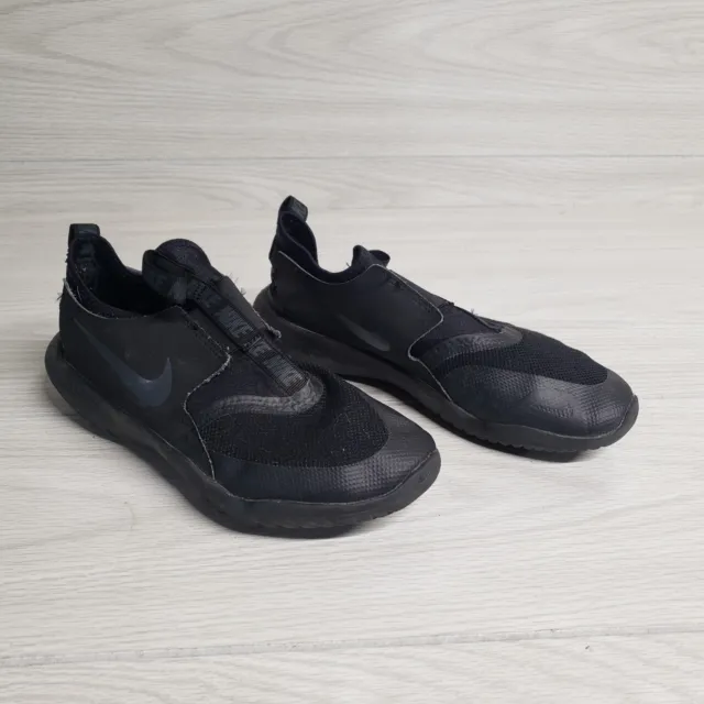 Nike Flex Runner AT4662-003 Black Running Shoes Sneakers Youth Boys Size 7Y