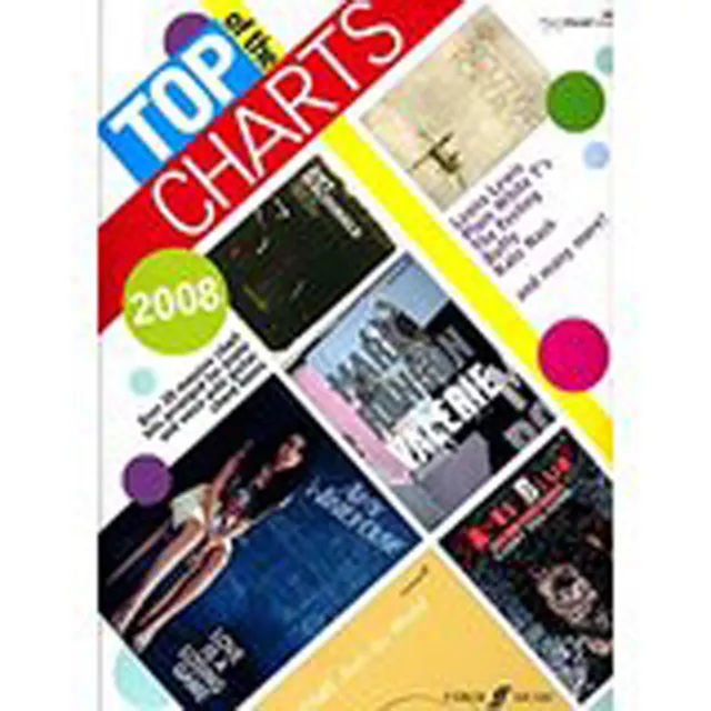 Top of the Charts 2008 Piano Voice Guitar Songbook Sheet Music Book Duffy S94