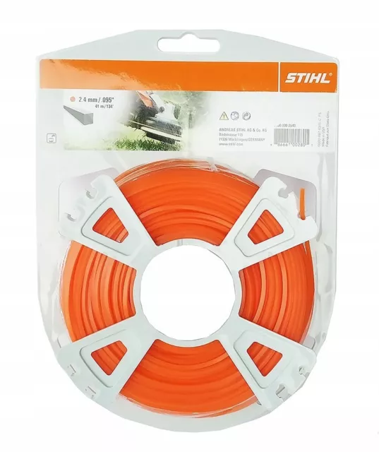 Mähfaden STIHL Trimmerfaden quadratisch 2,4 mm x 41 m 0000 930 2640