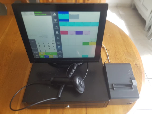 CAISSE ENREGISTREUSE TACTILE Carre Pos Norme Nf 525   Douchette ...