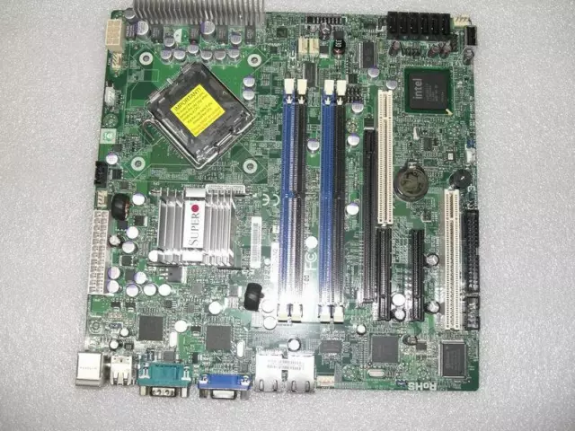 Supermicro X7SBL-LN2 Xeon Server Mainboard, µATX, LGA775, 2xGLAN