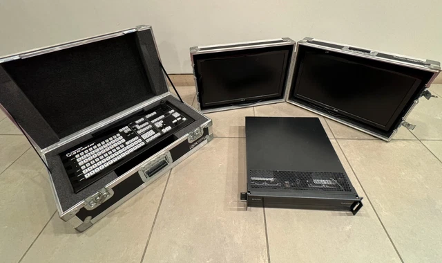 Newtek Tricaster TC1 Package: Control Panel and Monitors