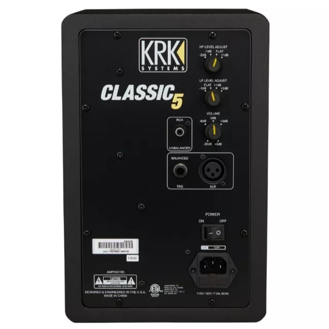 KRK Classic 5 G3 Paquete - Par Monitor De Studio Activo Due Tractos 50W - Woofer 3