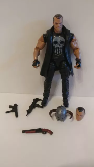 Marvel Legends Punisher Custom Coat Loose From Bike Pack No Motorcycle