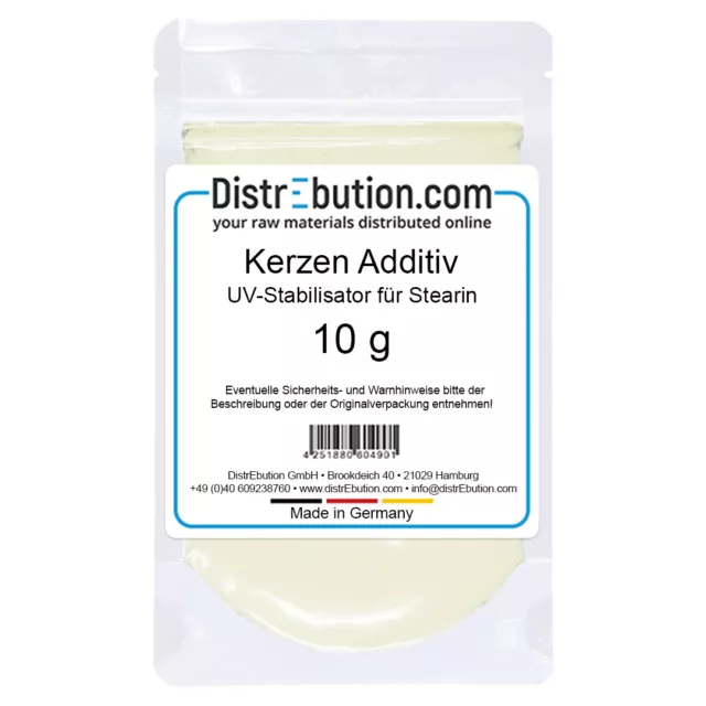 10 g Velas Aditivo Estabilizador de Color Estabilizador UV para Velas de Estearina