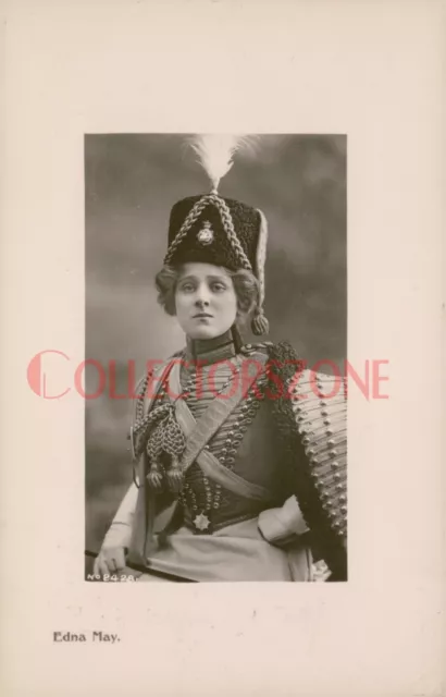 1907 Actress & Singer Miss Edna May Real Photo Postcard Davidson no 2428