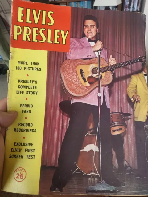 1956 Elvis Presley His Complete Life Story Photoplay Magazine Potentially Signed