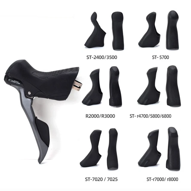 Caches En Caoutchouc Pour Manettes De Vitesse Di2 ST-6870 - Noir - Y00S98060