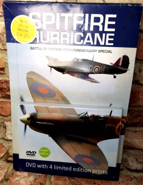 WHSmith Hurricane and Spitfire DVD and poster prints battle of Britain