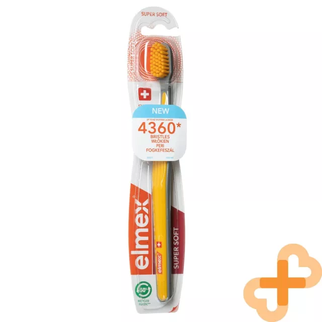 Elmex Super Soft Brosse à Dents Avec 4360 Brins Doux Gomme et Dents Soin