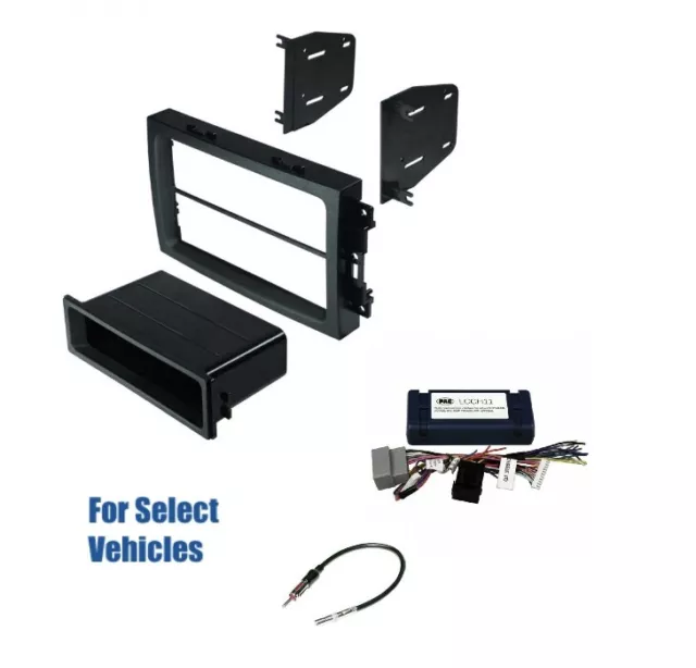 Car Stereo Radio Install Dash Kit Combo for some Chrysler Vehicles w/Factory NAV