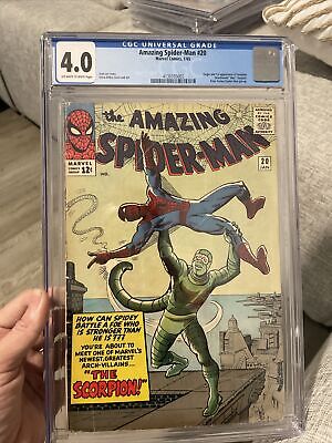 Amazing Spider-Man #20 Cgc 4.0 Vg 1965 1St Appearance Of Scorpion Marvel Comics