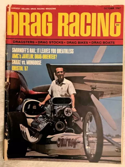 1967 Drag Racing Snake Prudhomme vs. Mongoose McEwen AMC Javelin Condit Smirnoff