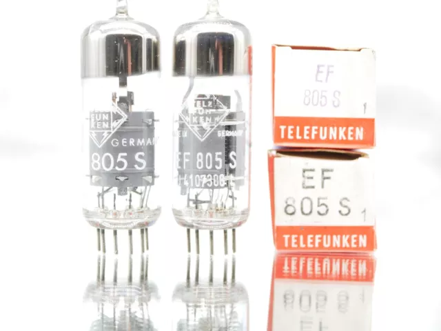 2 tubi tubo diamante platino EF805-S Telefunken nuovo in scatola nuovo/nuovo con scatola