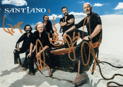 SANTIANO_AUTOGRAMMKARTE_ORIGINAL SIGN. AUTOGRAMM_ Rare Karte EUR 3,99